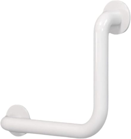 Badkamer Grab Bar - Steunbeugel Douche - Veiligheid Thuis - Ponsvrije Installatie - 35x12cm - Wit