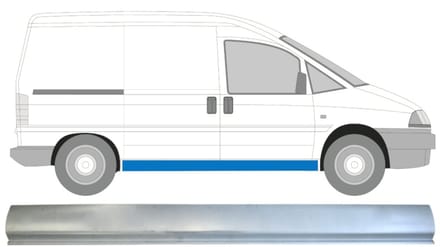 Reparatie dorpel voor Citroen Jumpy 1994-2007 / Links = Rechts (symmetrisch)