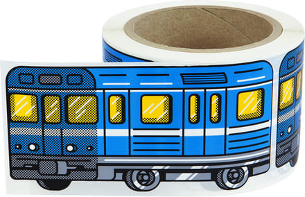 FLUX System Stickers Stockholm Metro - 200 stuks - Treinstickers