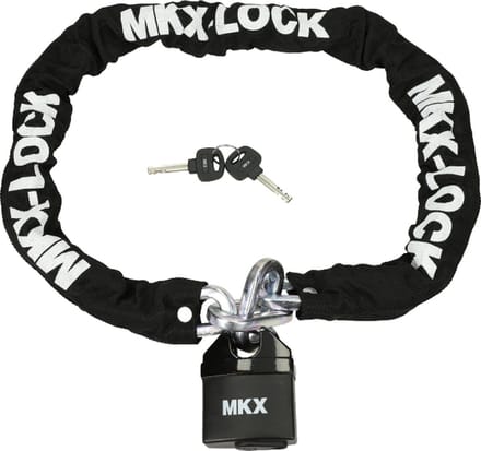 Kettingslot Scooter MKX Lengte 120cm 10mm Dikke Schakel U-lock