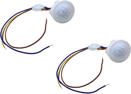 LED Bewegingsmelder met PIR Sensor - Slimme Lichtschakelaar 220V - 2 Stuks