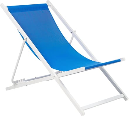LOCRI II - Ligstoel - Blauw - Synthetisch materiaal