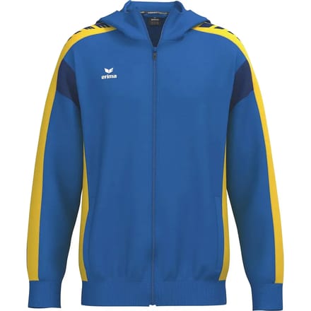 Erima Celebrate 125 Trainingsjack Met Capuchon Heren - New Royal / Geel | Maat: S