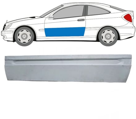 Deur reparatiepaneel voor Mercedes CL-Class 203 2000-2008 / Links