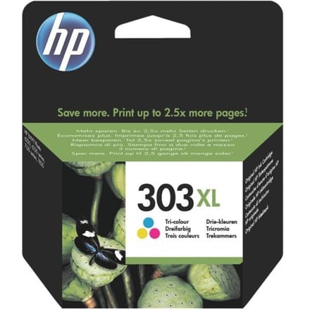 HP 303XL / T6N03AE High Capacity Tri-Color (Cyan Magenta Yellow) Ink