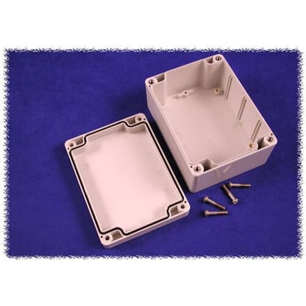 Hammond Electronics 1554F2GY Universele behuizing 120 x 90 x 60 Polycarbonaat Grijs 1 stuk(s)