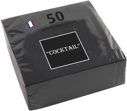 PROnappe cocktailservetten, 200 x 200 mm, oranje