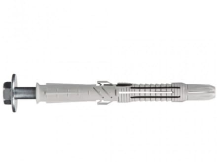 Spit ProLong Kozijnpluggen 16 x 165 mm - Met Zeskantschroef en Sluitring - Constructiepluggen - 25 stuks - 75H - (SW19-RING) - 566681