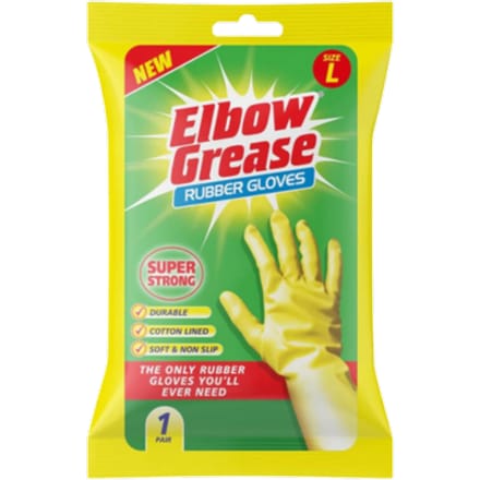Elleboog Vetrubber Handschoenen - Groot