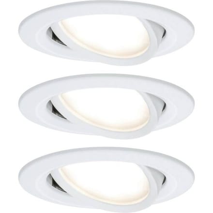 Paulmann 41306 Nova Inbouwlamp Set van 3 stuks LED LED 18 W Wit