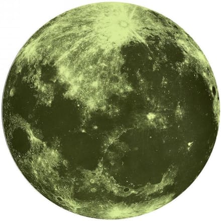 Muursticker | Maan | fosforescerend