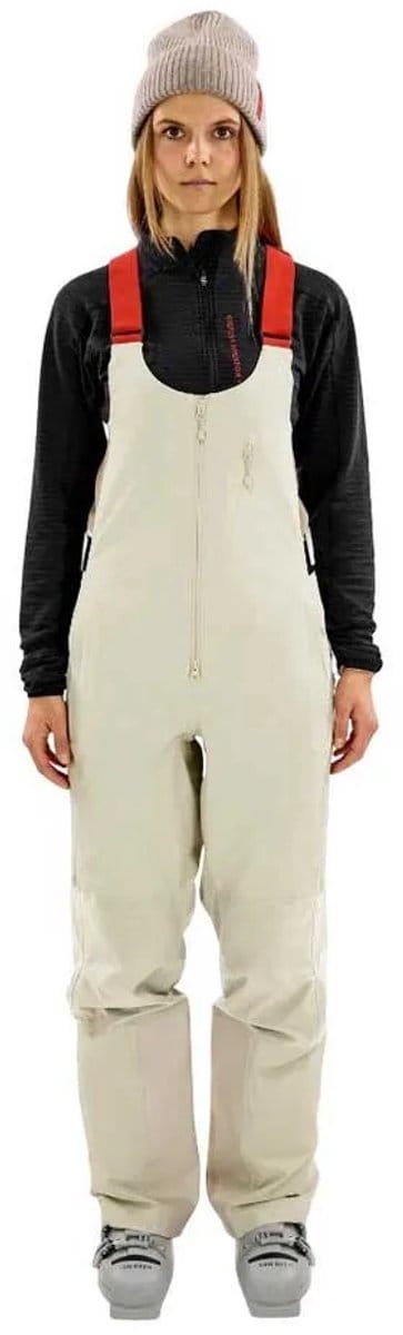 The Mountain Studio 3l Hybrid Shell Bib Broek Beige S Vrouw
