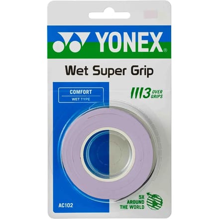 Yonex Wet Super Grap 3 Pack Overgrip AC102EX Uitvoering : Mist Pink