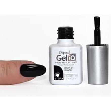 Depend Cosmetic - Gel iQ Gel Polish 1001 Back In Black 5ml