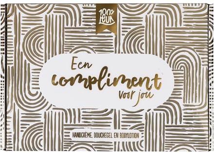 100%LEUK - Brievenbuspakket - Een compliment voor jou