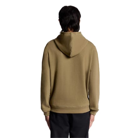 Lyle & Scott Heren Diagonaal Weefsel Hoodie (Groen)