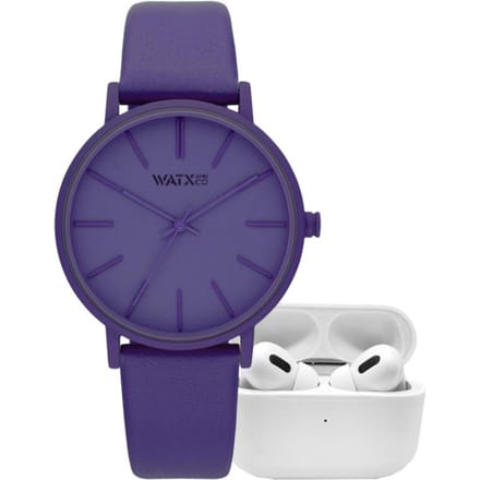 Horloge WATXANDCO RELOJ13_38. Kwarts, Kleur lila. Vrouw.