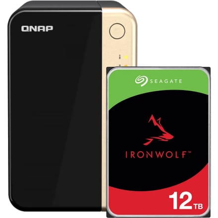 QNAP TS-264-8G + Seagate Ironwolf 12TB