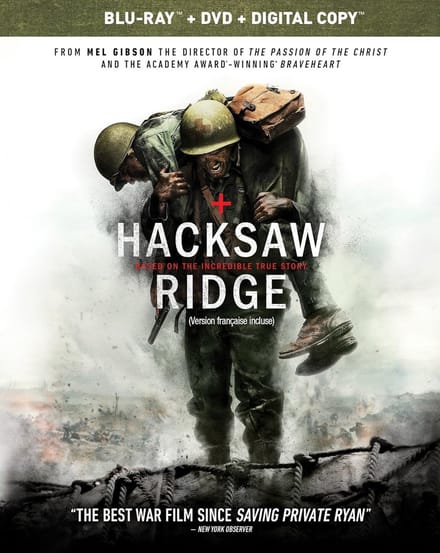 Hacksaw Ridge Film (Blu-ray + DVD) - Regiovrij