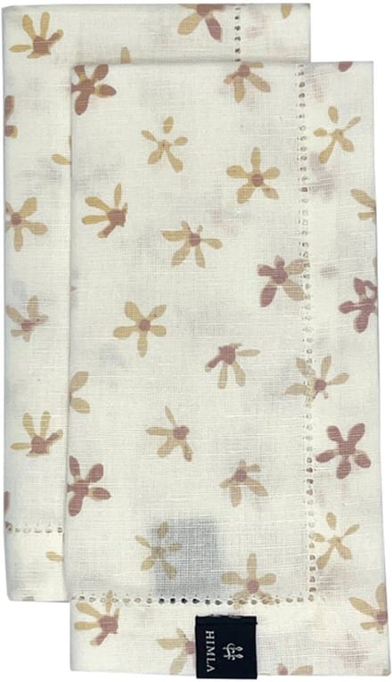 Corinne servet white/rosewater - set van 4