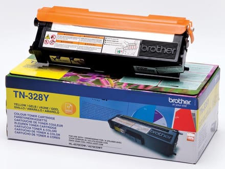 Brother TN-328Y Tonercartridge - Geel