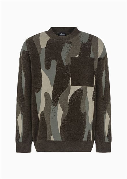 Armani Exchange 6dzm1j_zm4hz Trui Groen L Man