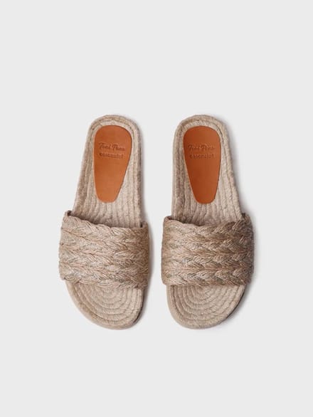Damessandaal van open jute | DELTA-PH