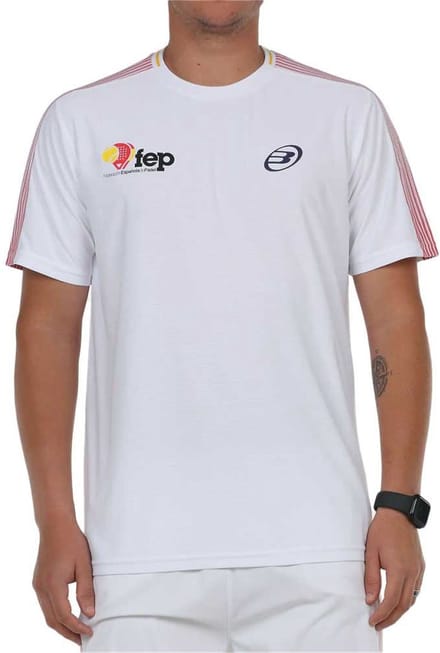 Bullpadel Exudo T-shirt Met Korte Mouwen Wit S Man