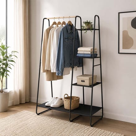 Milton & Oldbrook Kledingrek Marseille Zwart