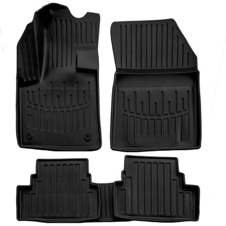 SCOUTTEUR | Tapis De Sol En Caoutchouc Premium 3D Pour Peugeot 3008 depuis 2016 noir