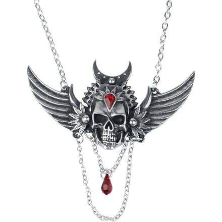 Alchemy Gothic - Gothic Halsketting - Immortal Ayesha - zilverkleurig