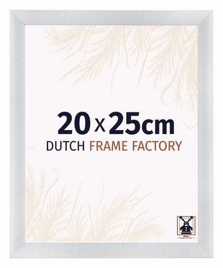 Fotolijst 20x25 cm - MDF - Zilver Mat - Praag