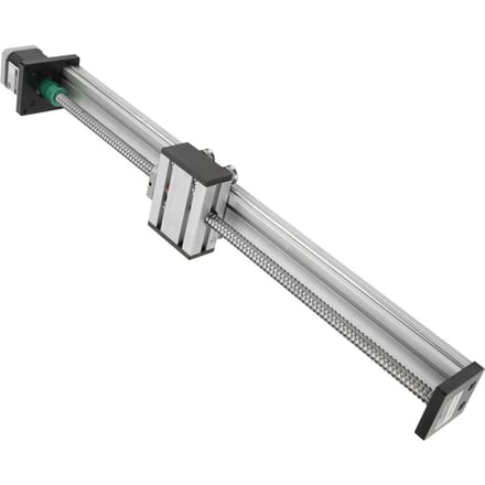 1204 Kogelomloopspindel Lineaire Slede Slaglengte Lange Tafel Actuator met Stappenmotor 400mm Slaglengte