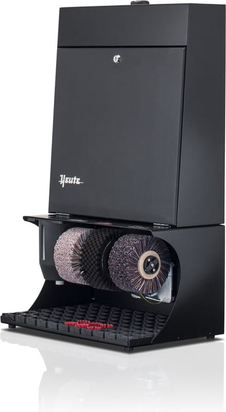 Heute Ronda 30 - Schoenpoetsmachine - Door leather - Housing black