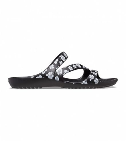 Crocs Kadee ll Heart Print Flip Zwart/Wit Maat 38/39 US W8
