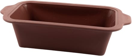 Point-Virgule rechthoekige cakevorm uit platinum silicone Vintage Maroon 22x12x7cm
