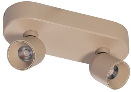 ETH Dennis Spot ovaal 2L 8W Dimbaar 2700K 240x90x110cm Zand