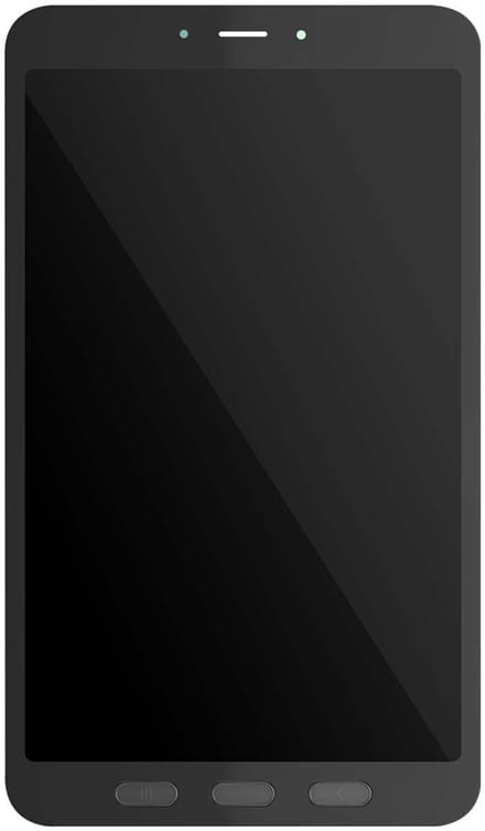 Samsung, Compleet LCD en Touchscreen Origineel Samsung voor Galaxy Tab Active 5, Zwart
