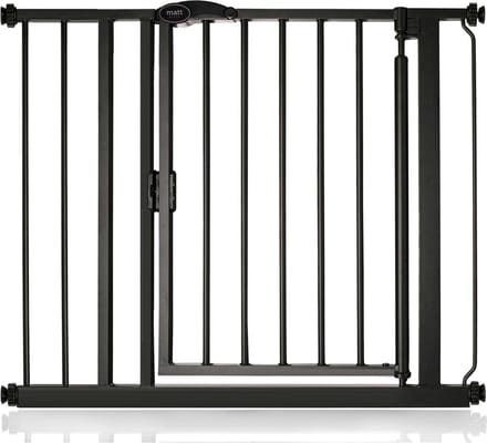Safetots Self Closing Klemhek, Traphekje, 89,4cm - 96,4cm, Mat Zwart