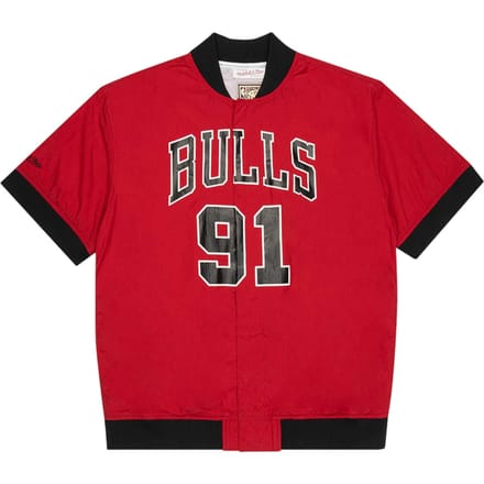 Mitchell And Ness NBA Dennis Rodman Warm Up Jas Rood