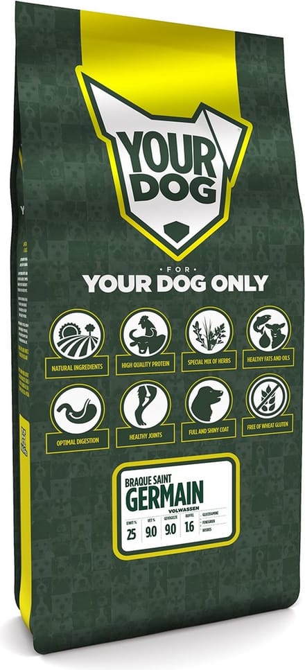 Yourdog Braque saint germain - Hondenbrokken - Volwassen - 12 kg