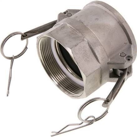 Camlock DN 60 (2 1/2'') Koppeling RvsG 2 1/2'' met binnendraad Type D EN 14420-7 (DIN 2828)