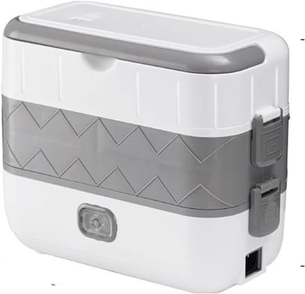 Elektrische Lunchbox - Warme Maaltijd Box - Onderweg Eten - Zelf Opwarmend - Vierkant Ontwerp - Effend Kleur