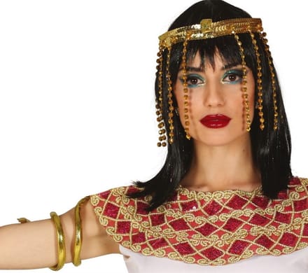 Fiestas Guirca Hoofdband Cleopatra Polyester Goud One-size