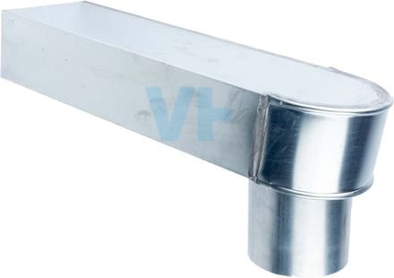 Zinken Stadsuitloop | Ø80 mm | 60X80 mm