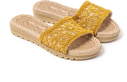 BRASILERAS Sandalen damen-mosterd -38