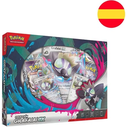 Speelgoedkist kaarten Pokemon Trading Card Spanish Grafaiai EX