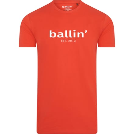Ballin Est. 2013 - Heren Tee SS Tapered Fit Shirt - Rood - Maat M