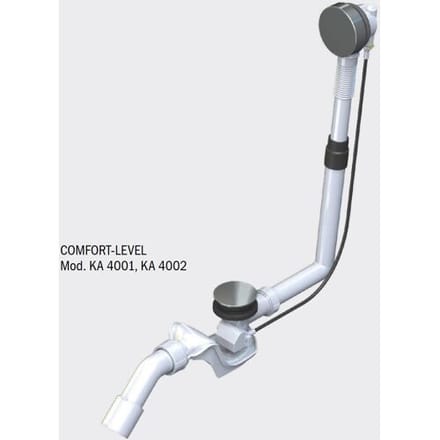 Kaldewei Professional Comfort-Level drain and overflow set, extended 687772340999