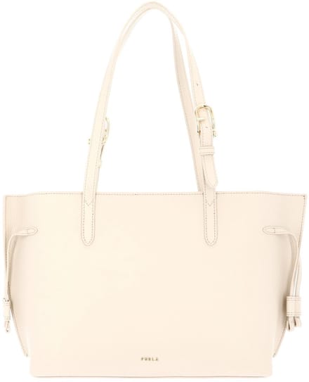 FURLA Leren schoudertas Ava Tote Butter + Marsala beige